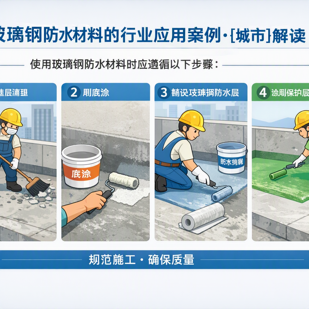 玻璃钢防水材料的行业应用案例,宜昌解读